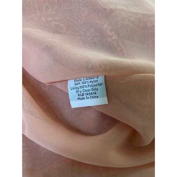 Johnny Was Biya CHELLY Embroidered Tiered Mesh Dress Sz M - Picture 4 of 9